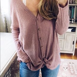 Urban Outfitters Out From Under Jojo Thermal Cardi